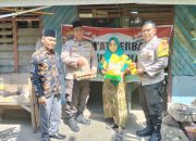 Polsek Tualang Peduli: Ibu Ida, Penderita Autoimun, Terima Bantuan Sembako di Rumah Tak Layak Huni