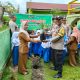 Polsek Tualang Tanam Pohon Bersama Siswa TK PGRI, Wujudkan Green Policing Sejak Dini
