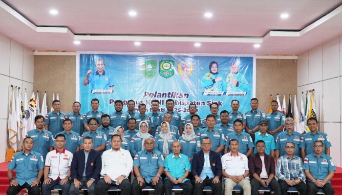 Pengurus Komite Olahraga Nasional Indonesia Kab.Siak 2025-2029, Resmi Dilantik