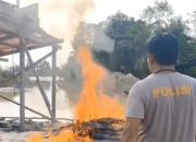 Polsek Singingi Hilir Tertibkan Aktivitas PETI di Sungai Bawang Atas