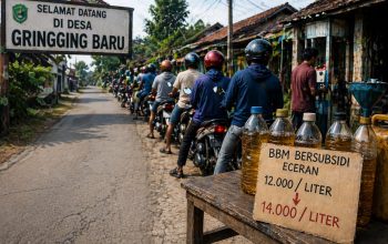 Harga Pertalite Eceran Melonjak di Desa Gringging Baru, Warga Duga Ada Oknum Bermain